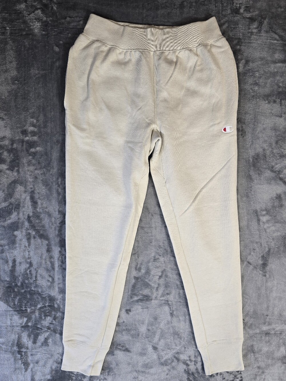 Champion Reverse Weave Joggers Jogging Sweatpants Size Medium Cream NWOT